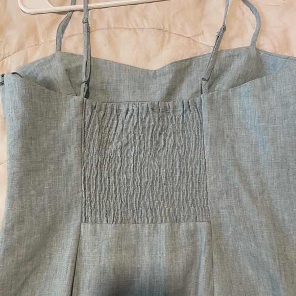 Mango Cut Out Linen Blend Dress - Picture 10 of 11